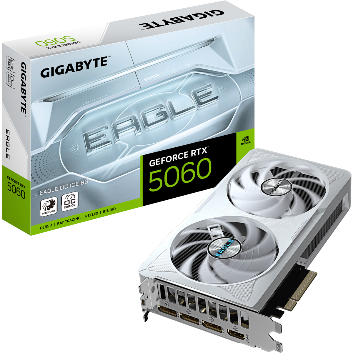 Grafikkarte NVIDIA GeForce RTX 5060 Gigabyte EAGLE OC ICE 8GB (GV-N5060EAGLEOC ICE-8GD) - Foto 10