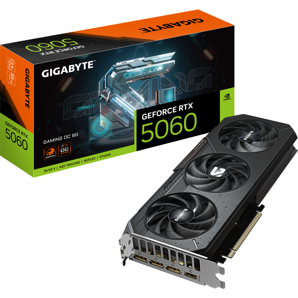 Grafikkarte NVIDIA GeForce RTX 5060 Gigabyte GAMING OC 8GB (GV-N5060GAMING OC-8GD) - Foto 10