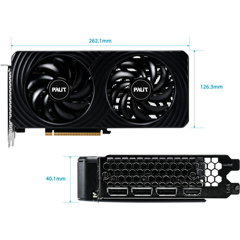 Grafikkarte NVIDIA GeForce RTX 5060 Palit Dual 8GB (NE75060S19P1-GB2063D) - Foto 10