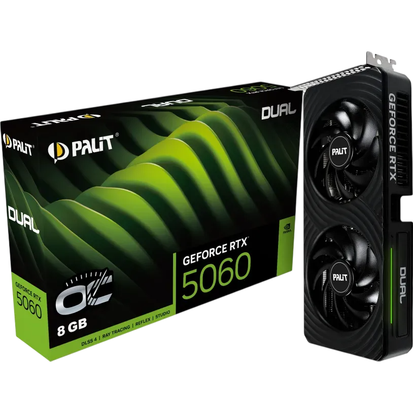 Grafikkarte NVIDIA GeForce RTX 5060 Palit Dual 8GB (NE75060S19P1-GB2063D) - Foto 12