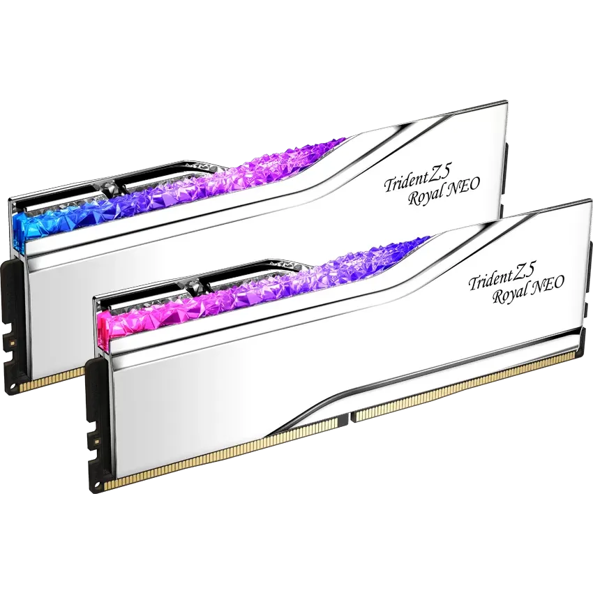 Arbeitsspeicher 32GB DDR5 6000MHz G.Skill Trident Z5 Royal Neo RGB (F5-6000J2836G16GX2-TR5NS) (2x16GB KIT) - Foto 2