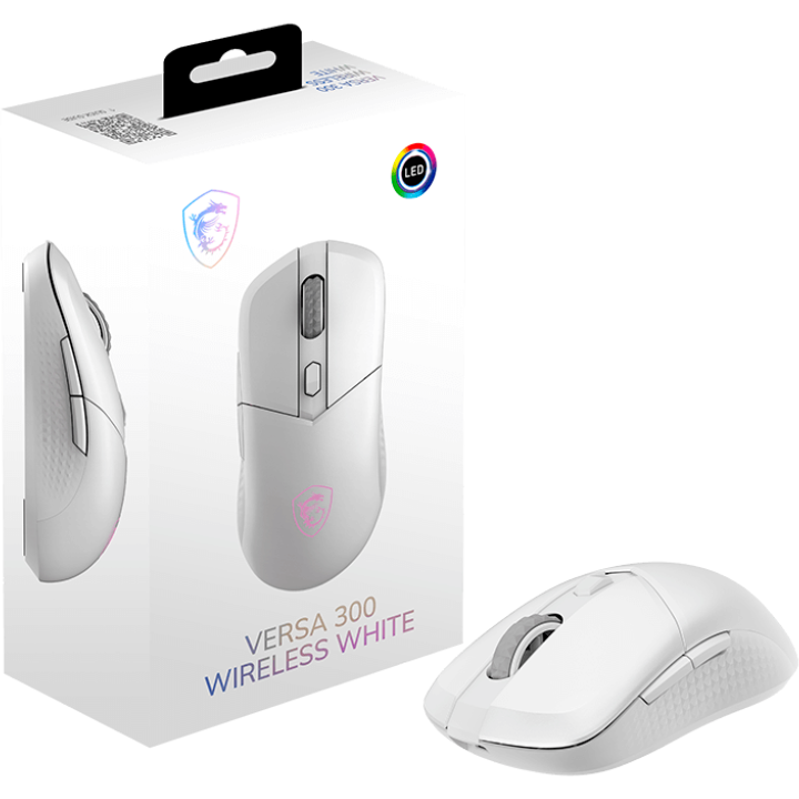 Maus MSI Versa 300 Wireless White - S12-4301440-CLA - Foto 5