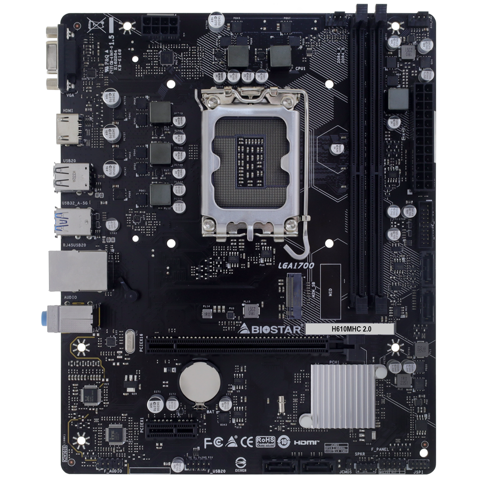 Mainboard Biostar H610MHC 2.0