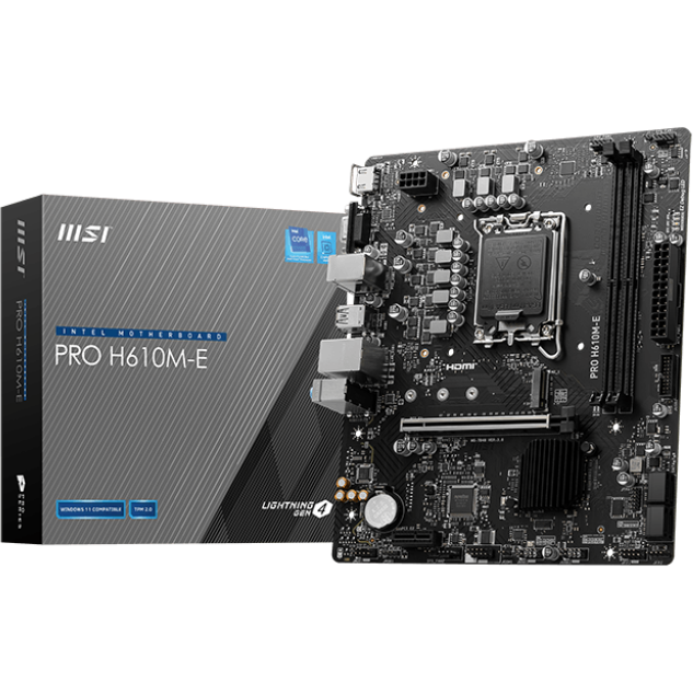 Mainboard MSI PRO H610M-E - Foto 5