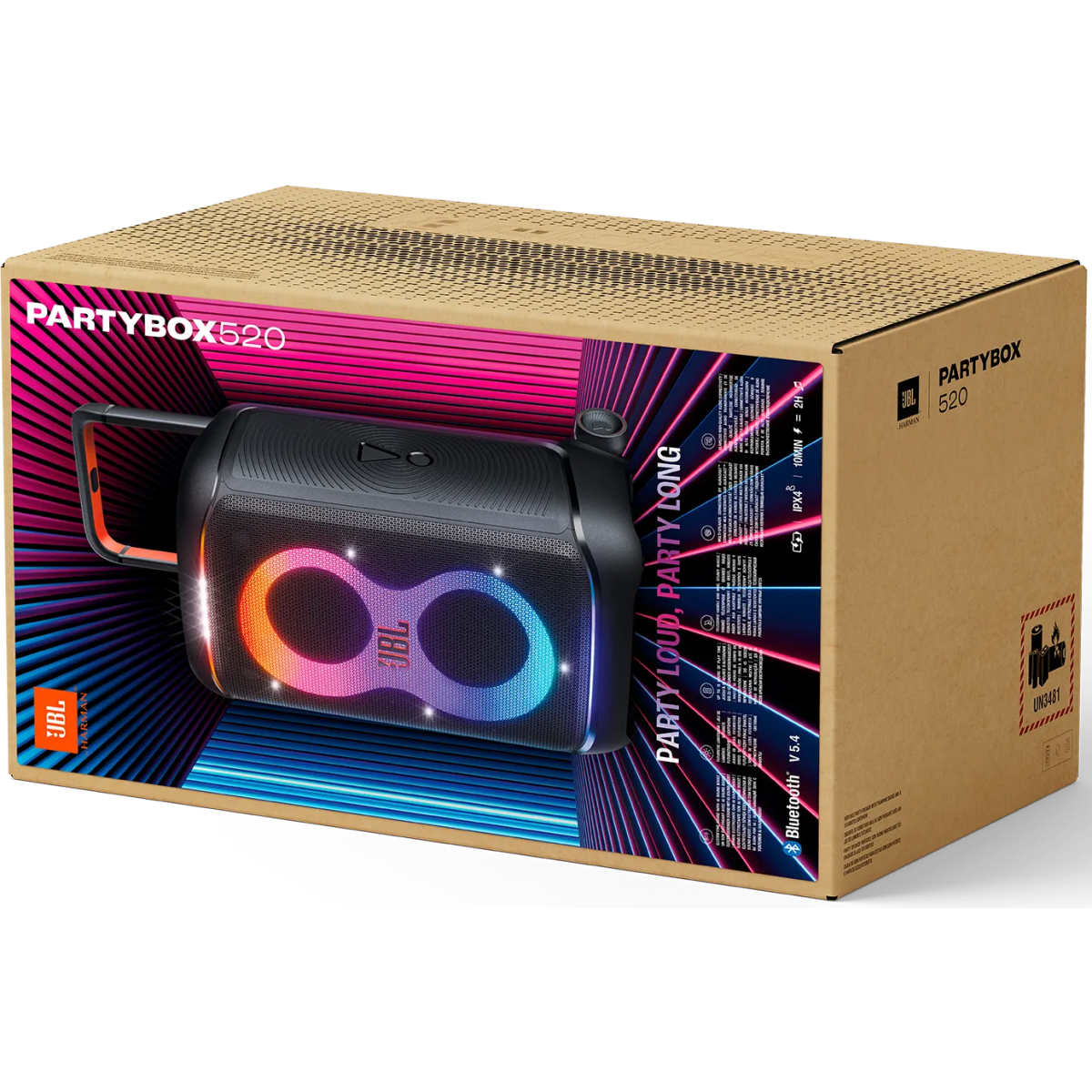 Tragbare Lautsprecher JBL Partybox 520 Black - JBLPARTYBOX520EU - Foto 14