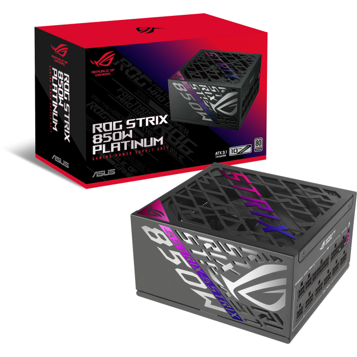 Netzteil 850W ASUS ROG Strix Platinum - 90YE00W2-B0NA00 - Foto 8