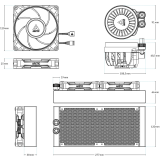 Flüssigkeitskühlsystem Arctic Liquid Freezer III Pro 240 Black (ACFRE00178A)