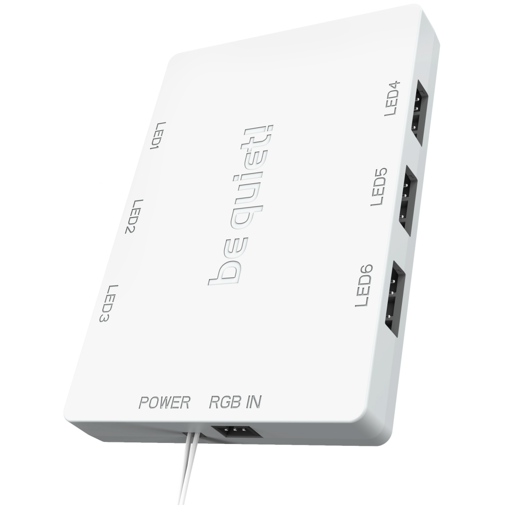 Gehäuselüfter Be Quiet Light Wings White 140mm High-speed PWM, 3 pcs - BL103 - Foto 6