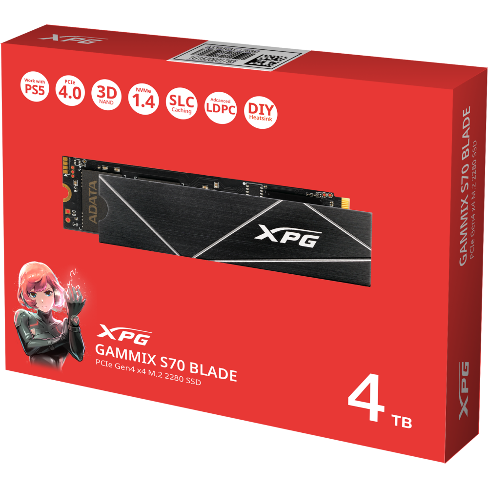 SSD-Speicher 4TB ADATA XPG Blade S70 (AGAMMIXS70B-4T-CS) - Foto 6
