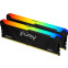 Arbeitsspeicher 64GB DDR4 3200MHz Kingston Fury Beast RGB (KF432C16BB2AK2/64) (2x32GB KIT) - Foto 2
