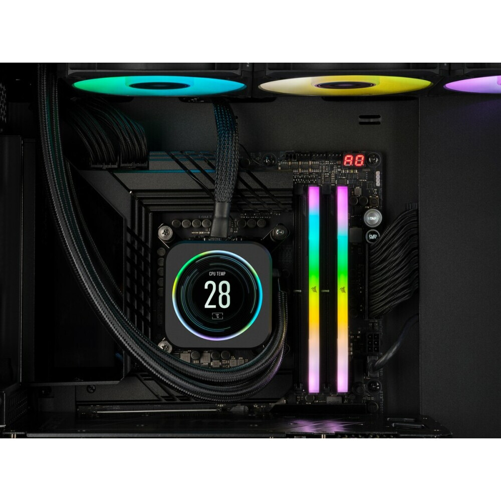 Arbeitsspeicher 32GB DDR5 6400MHz Corsair Vengeance RGB (CMH32GX5M2B6400C36) (2x16GB KIT) - Foto 4
