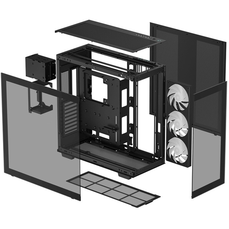 Gehäuse DeepCool CH780 Black - R-CH780-BKADE41-G-1 - Foto 11