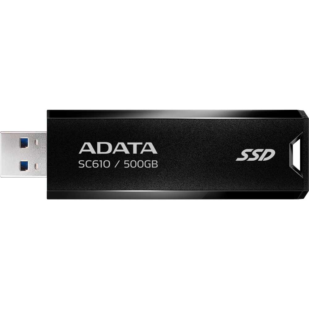 Externe SSD-Festplatte 500GB ADATA SC610 Black (SC610-500G-CBK/RD)