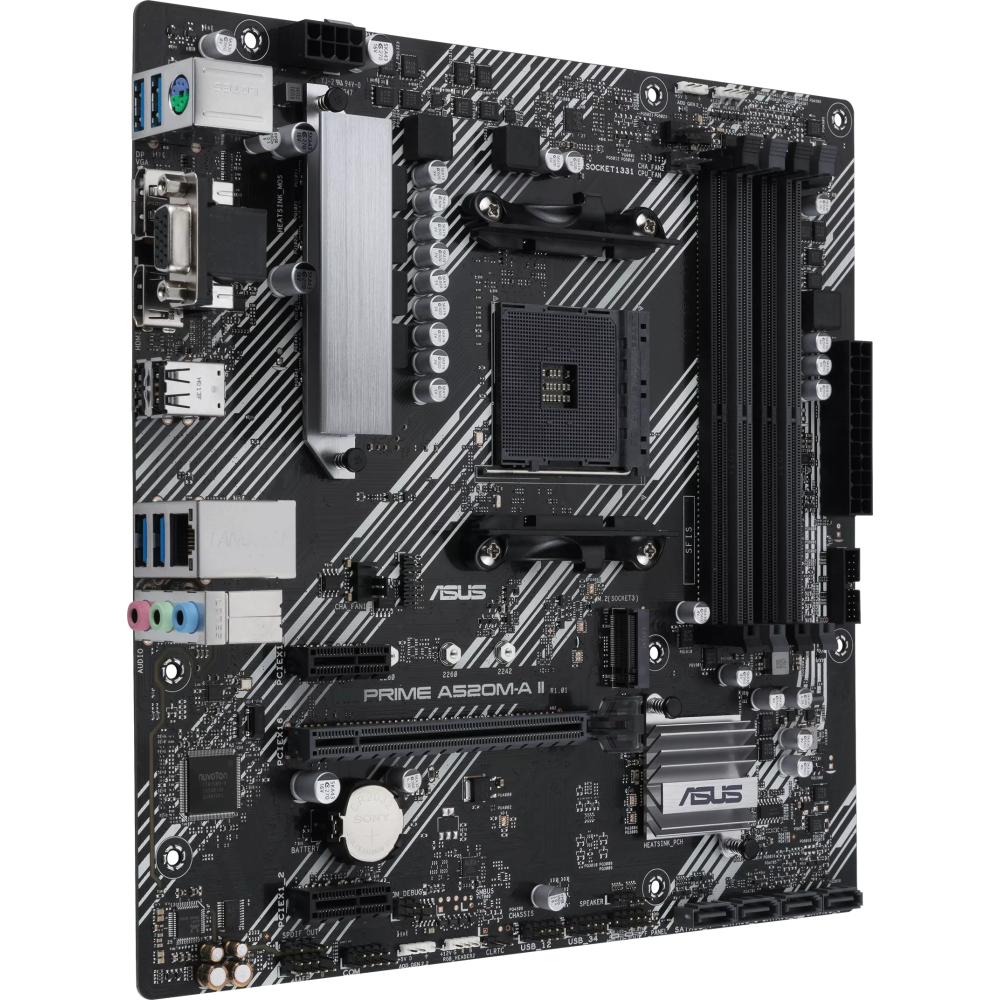 Mainboard ASUS PRIME A520M-A II/CSM - Foto 2