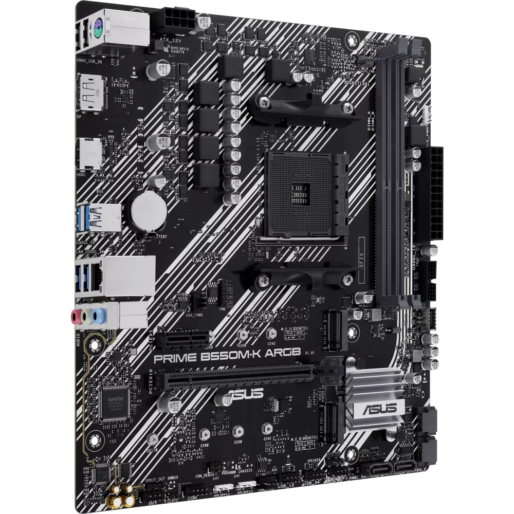 Mainboard ASUS PRIME B550M-K ARGB - Foto 2