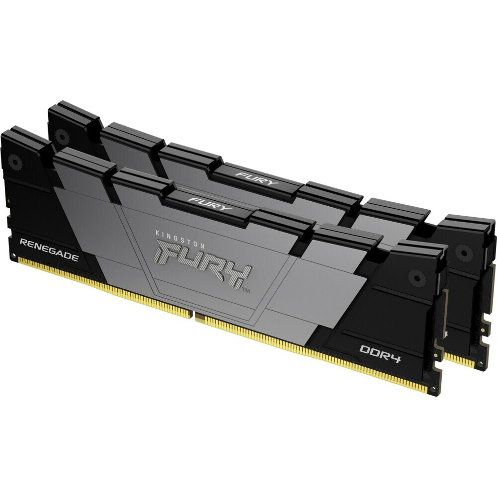 Arbeitsspeicher 64GB DDR4 3200MHz Kingston Fury Renegade Black (KF432C16RB2K2/64) (2x32GB KIT) - Foto 2
