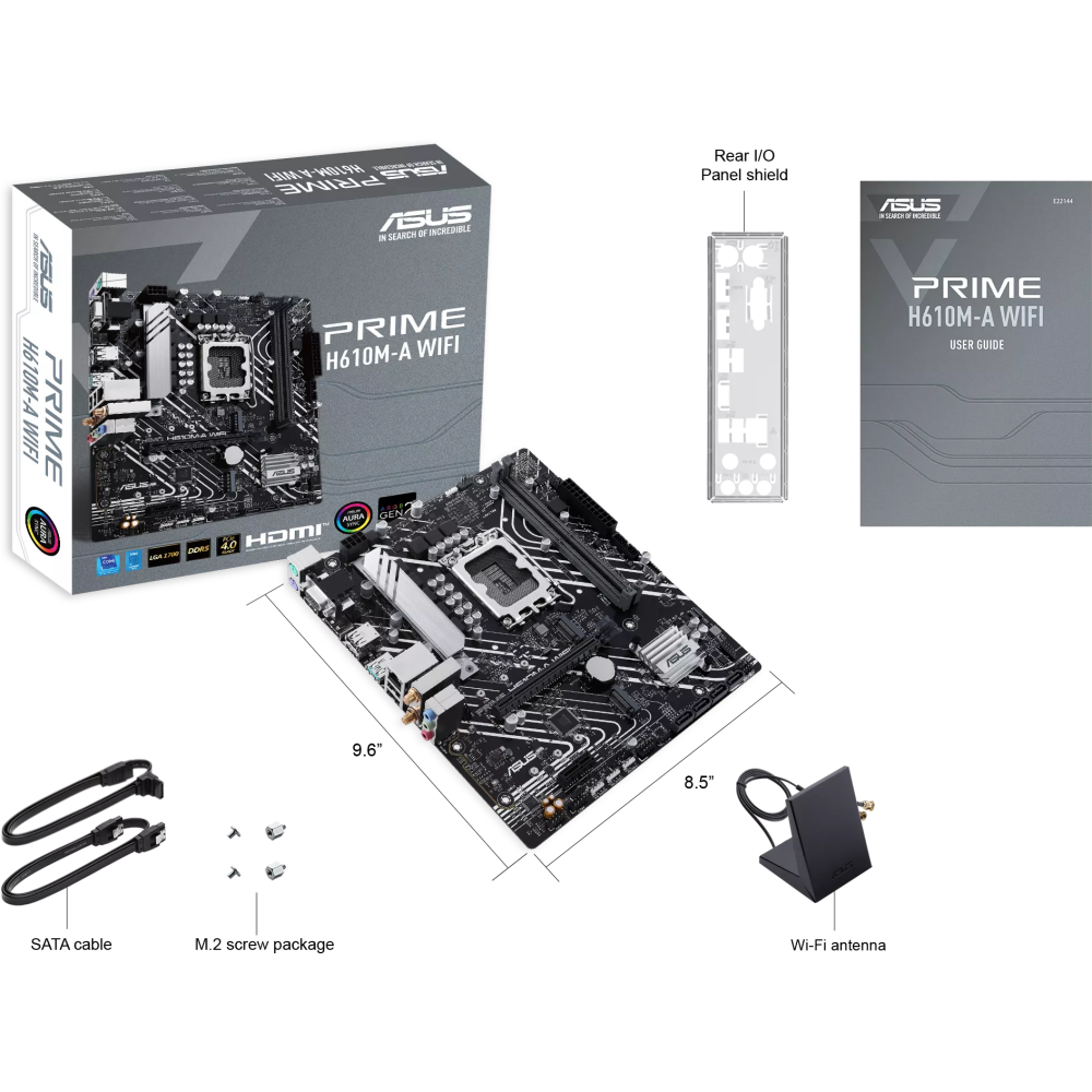 Mainboard ASUS PRIME H610M-A WIFI - Foto 7