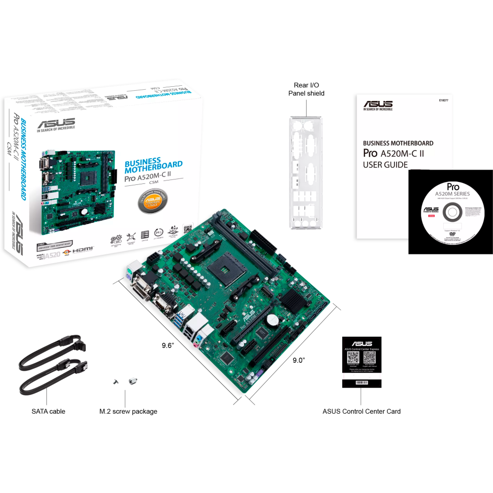 Mainboard ASUS PRO A520M-C II/CSM - Foto 6