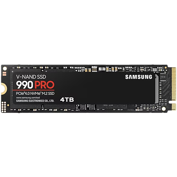 SSD-Speicher 4TB Samsung 990 PRO (MZ-V9P4T0BW)