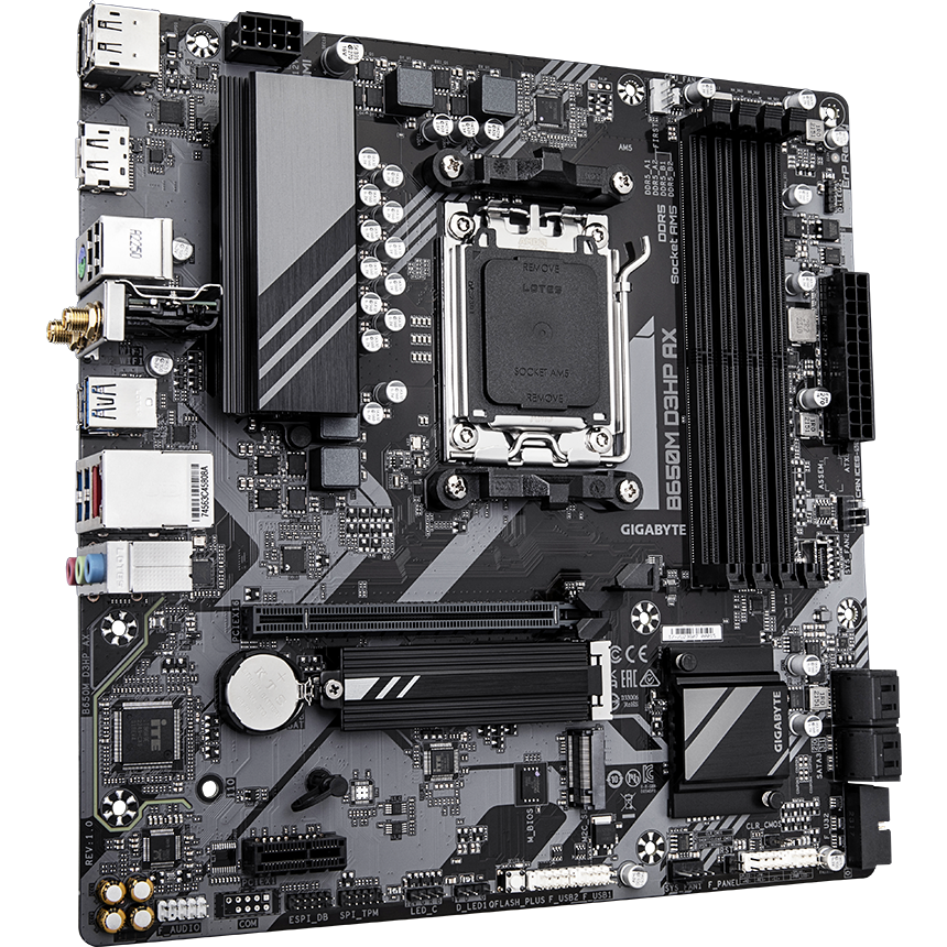 Mainboard Gigabyte B650M D3HP AX (rev. 1.0/1.2) - Foto 2