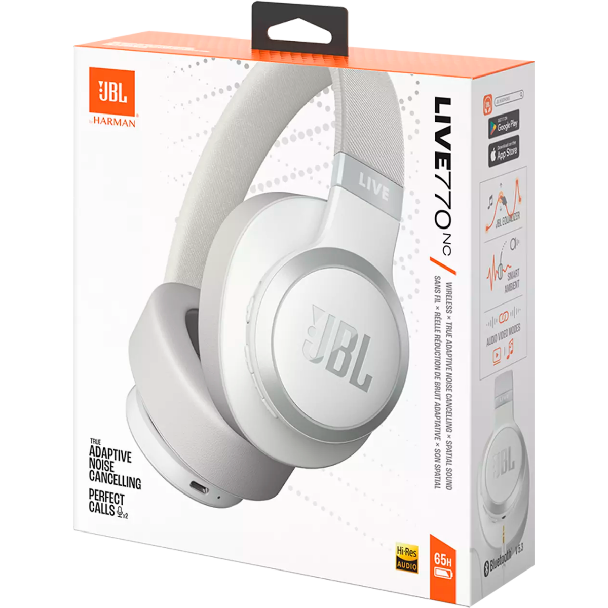 Headset JBL Live 770NC White - JBLLIVE770NCWHT - Foto 10