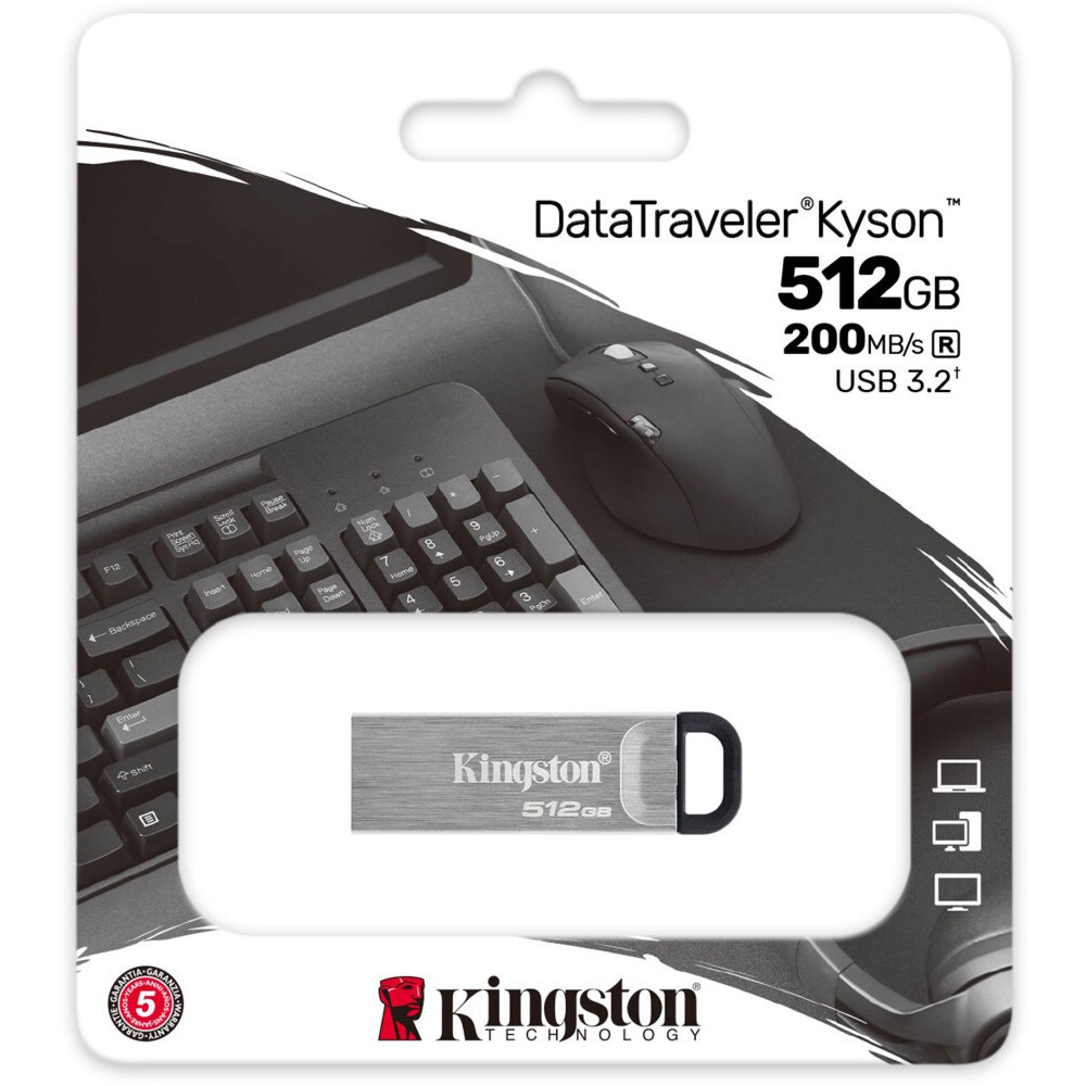 USB-Flash-Laufwerk 512GB Kingston DataTraveler Kyson (DTKN/512GB) - Foto 3