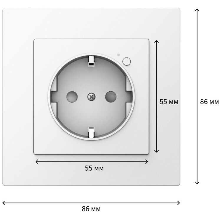 Intelligste Steckdose Aqara Wall Outlet H2 EU - WP-P01D - Foto 3