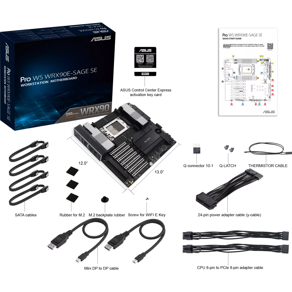 Server-Motherboard ASUS PRO WS WRX90E-SAGE SE - Foto 7