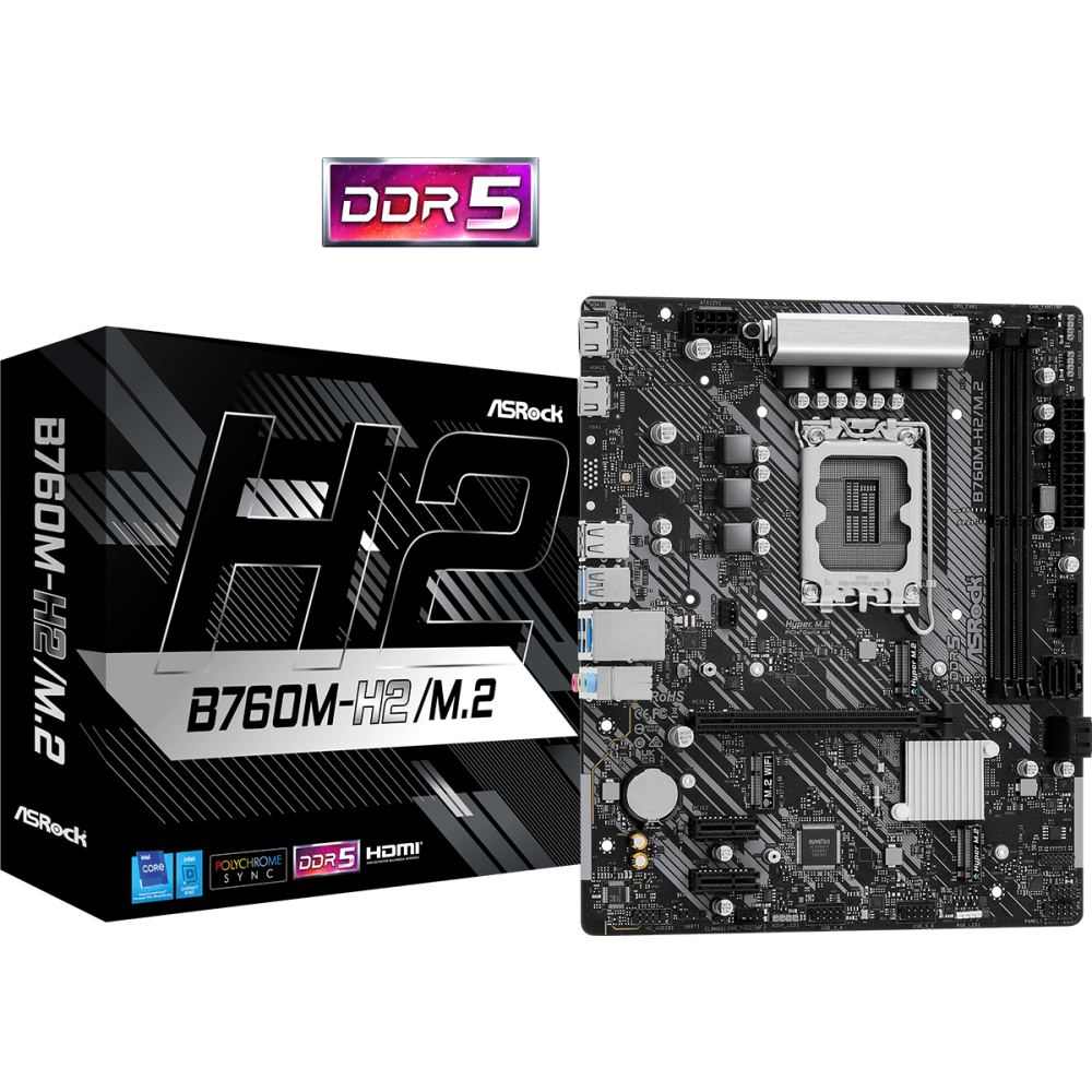 Mainboard ASRock B760M-H2/M.2 - Foto 5
