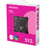 Externer SSD-Speicher 512GB ADATA SD620 Black (SD620-512GCBK)