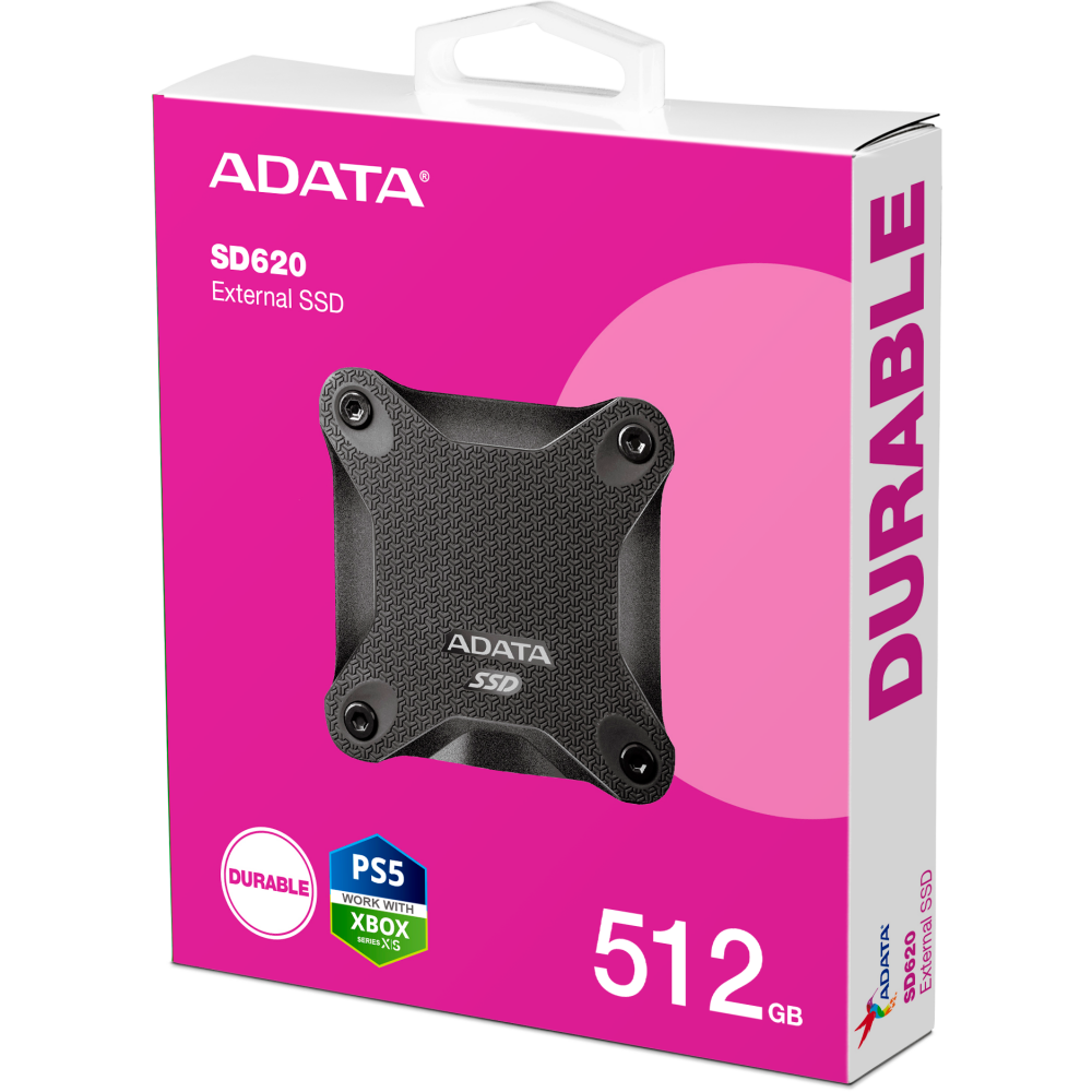 Externer SSD-Speicher 512GB ADATA SD620 Black (SD620-512GCBK) - Foto 6