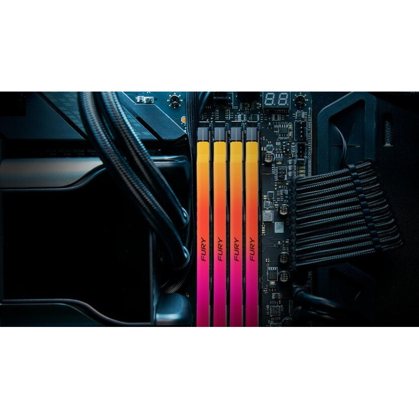 Arbeitsspeicher 96GB DDR5 6000MHz Kingston Fury Renegade RGB (KF560C32RSAK2-96) (2x48GB KIT) - Foto 6