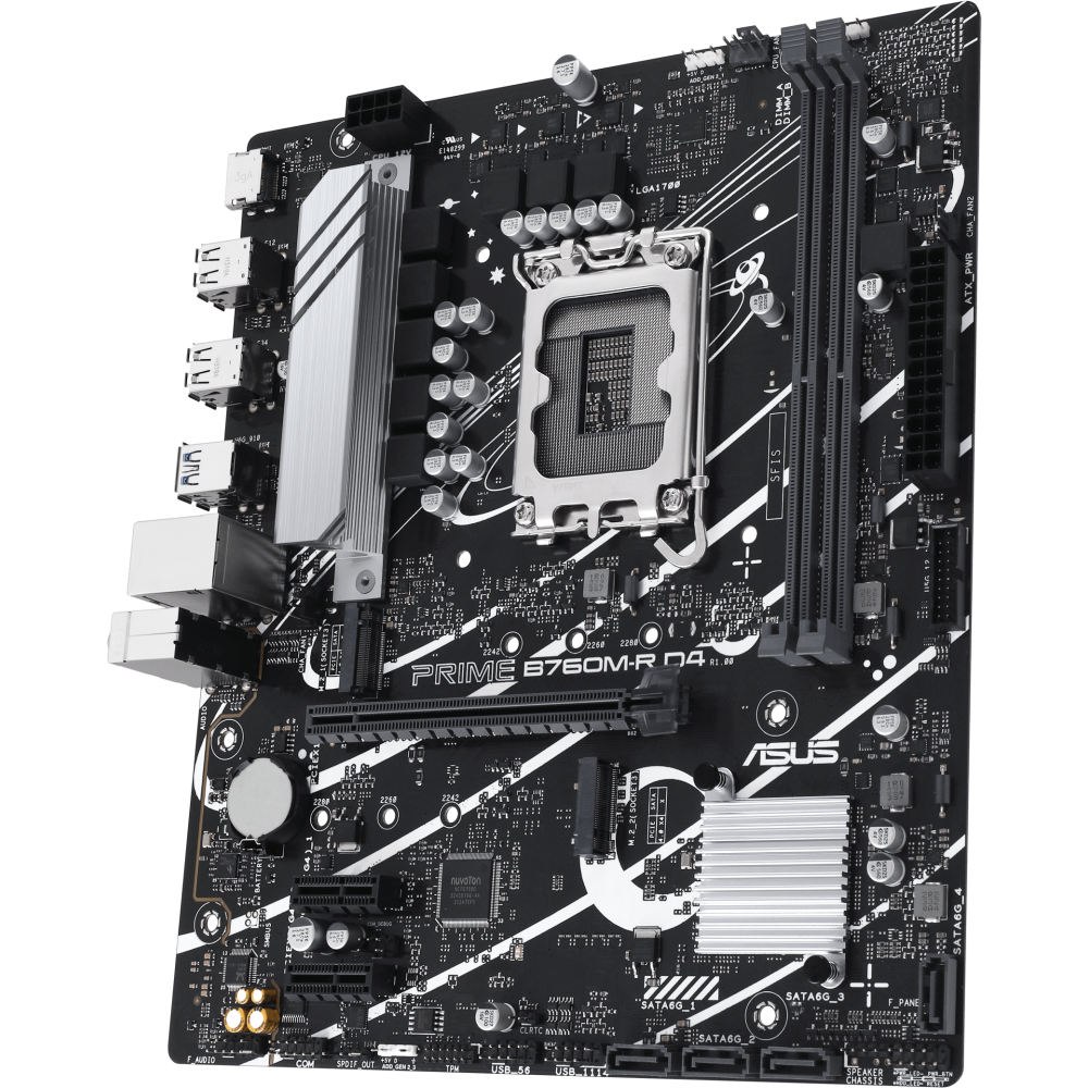 Mainboard ASUS PRIME B760M-R D4 - Foto 3
