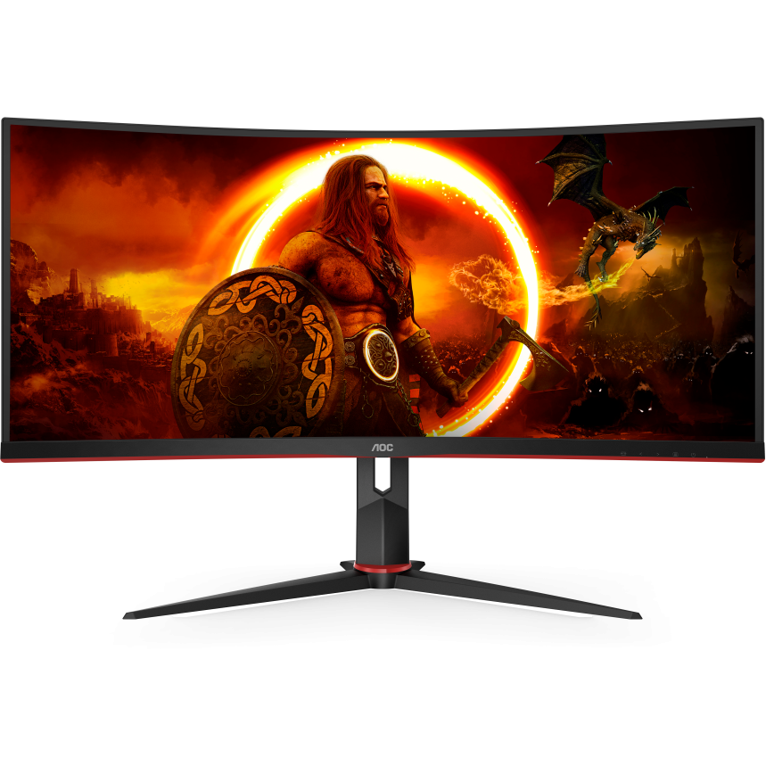 Monitor AOC 34" CU34G2XP - CU34G2XP/BK