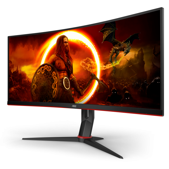 Monitor AOC 34" CU34G2XP - CU34G2XP/BK - Foto 2