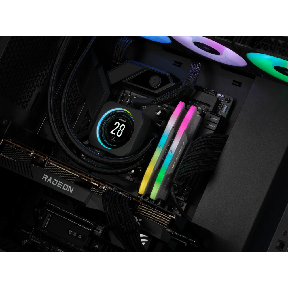 Arbeitsspeicher 32GB DDR5 6000MHz Corsair Vengeance RGB (CMH32GX5M2E6000Z36) (2x16GB KIT) - Foto 4