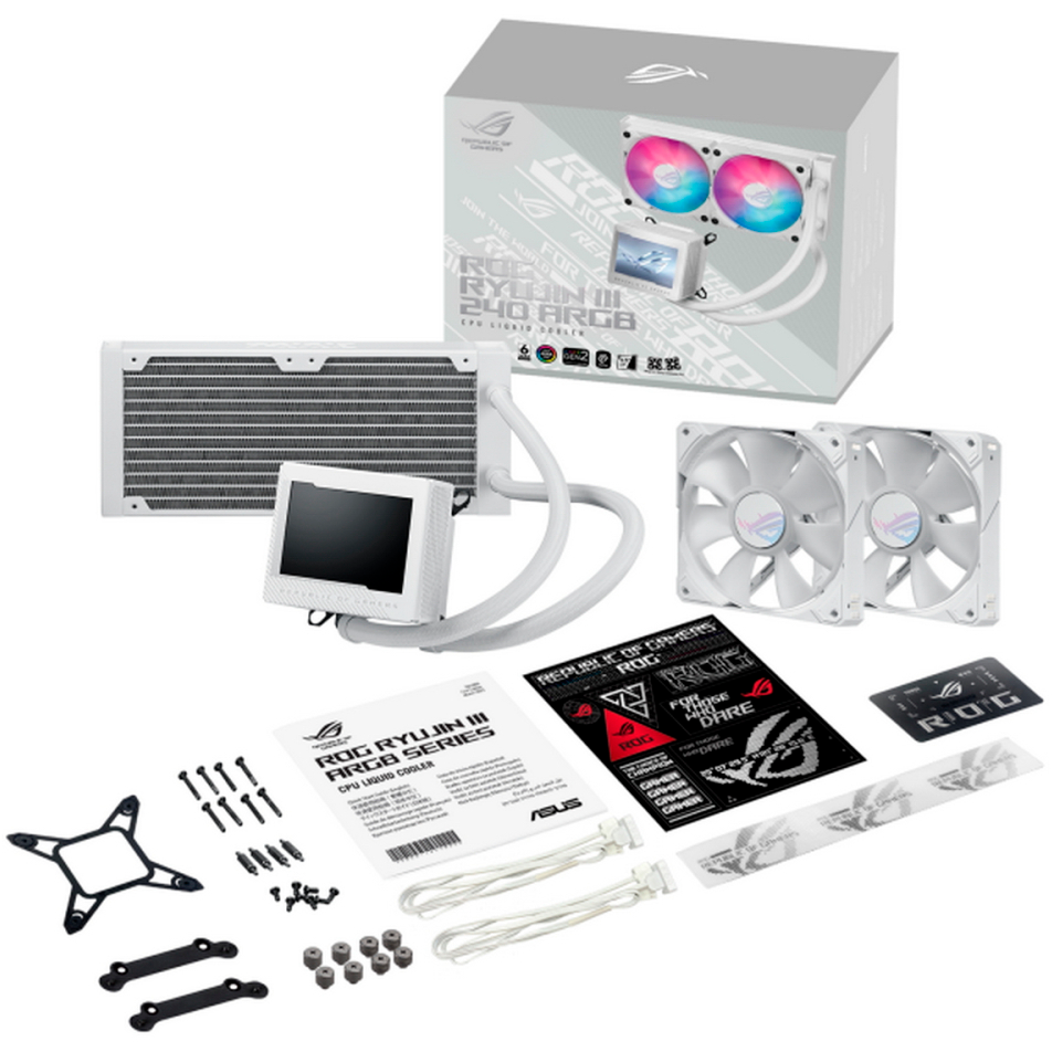 Flüssigkeitskühlsystem ASUS ROG RYUJIN III 240 WHT/AIO White - 90RC00K2-M0UAY0 - Foto 7