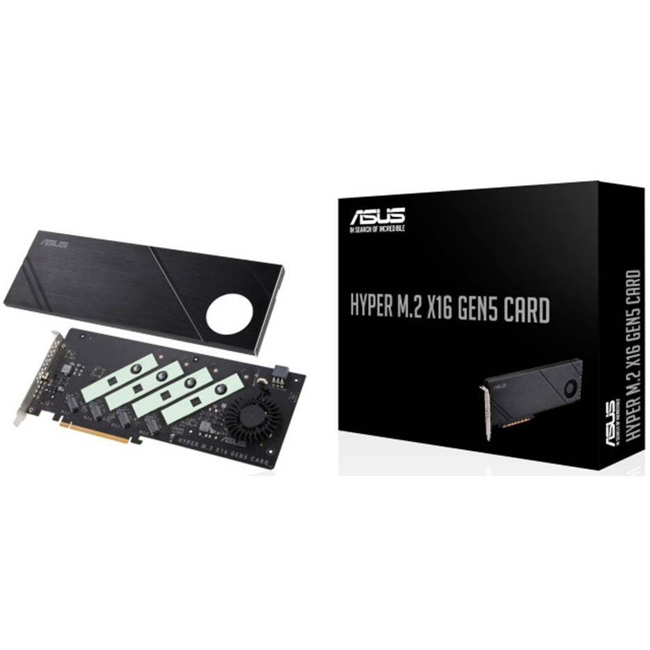PCI-E M2 Adapter ASUS Hyper M.2 X16 Gen5 Card - 90MC0CY0-M0EAY0