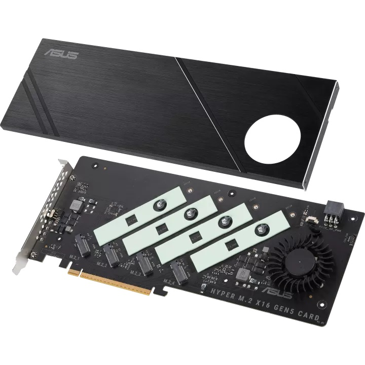 PCI-E M2 Adapter ASUS Hyper M.2 X16 Gen5 Card - 90MC0CY0-M0EAY0 - Foto 3