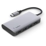 Dockingstation Belkin USB-C 4-in-1 Multiport Adapter (AVC006btSGY)