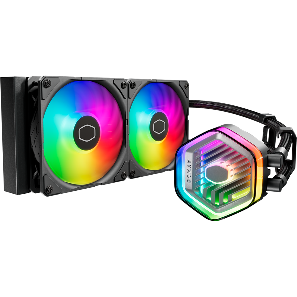 Wassergekühltes Kühlsystem Cooler Master MasterLiquid 240 Atmos ARGB (MLX-D24M-A25PZ-R1)
