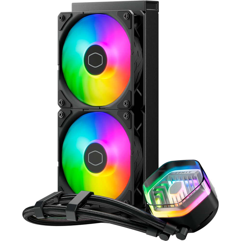 Wassergekühltes Kühlsystem Cooler Master MasterLiquid 240 Atmos ARGB (MLX-D24M-A25PZ-R1) - Foto 2