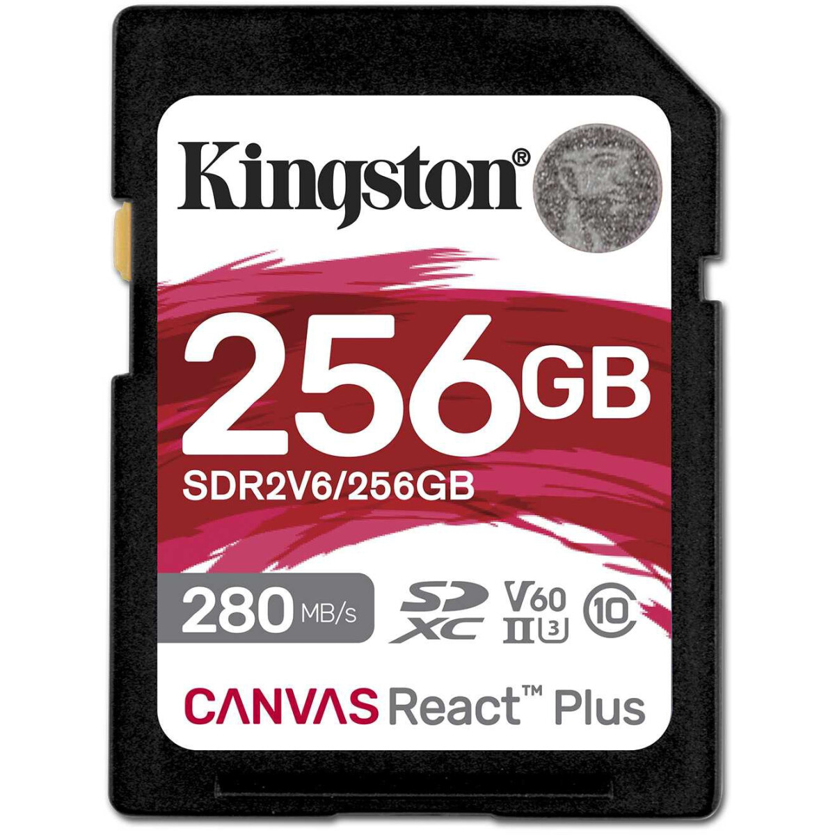 Speicherkarte 256GB SD Kingston Canvas React Plus (SDR2V6/256GB)