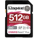 Speicherkarte 512GB SD Kingston Canvas React Plus (SDR2V6/512GB)