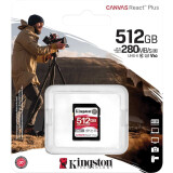 Speicherkarte 512GB SD Kingston Canvas React Plus (SDR2V6/512GB)