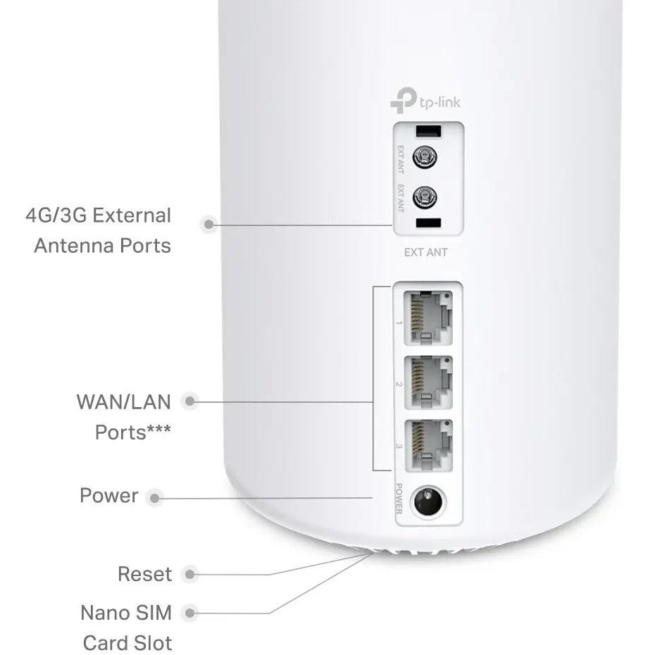 Mesh-Router TP-Link Deco X10-4G (1 pc) - Deco X10-4G(1-pack) - Foto 2