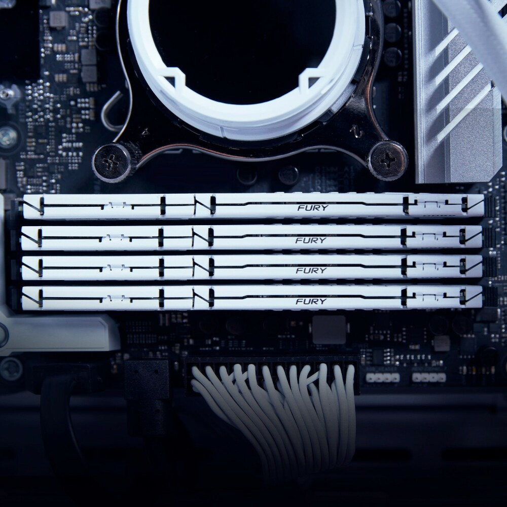 Arbeitsspeicher 16GB DDR5 5600MHz Kingston Fury Beast White (KF556C40BW-16) - Foto 3