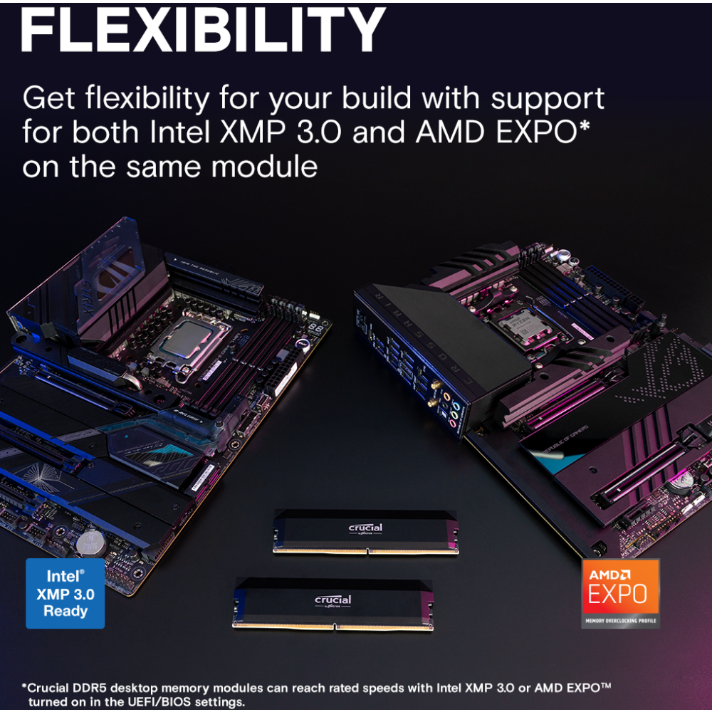 Arbeitsspeicher 32GB DDR5 6000MHz Crucial (CP2K16G60C36U5B) (2x16GB KIT) - Foto 3