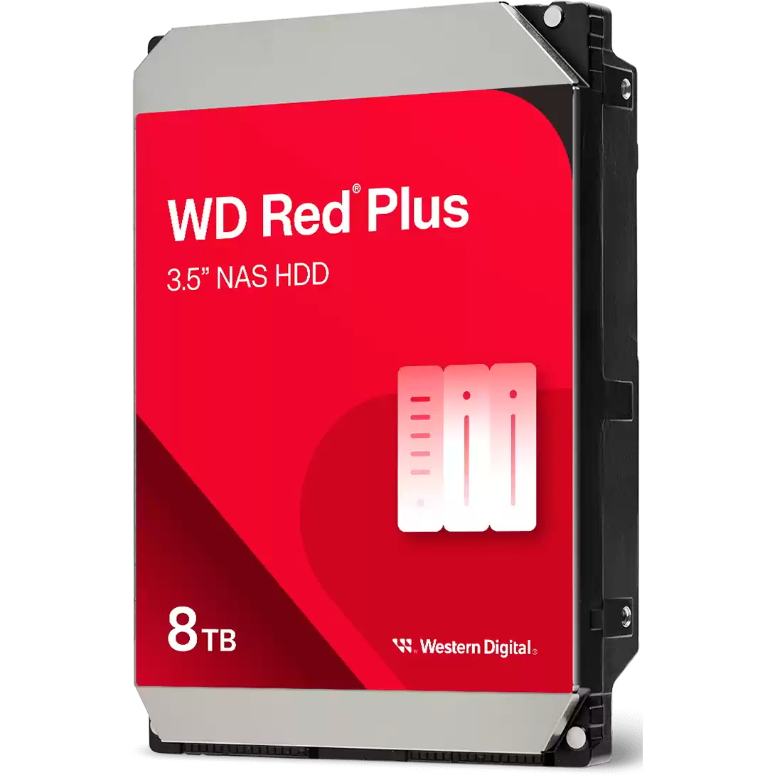 Festplatte 8TB SATA-III WD Red Plus (WD80EFPX)