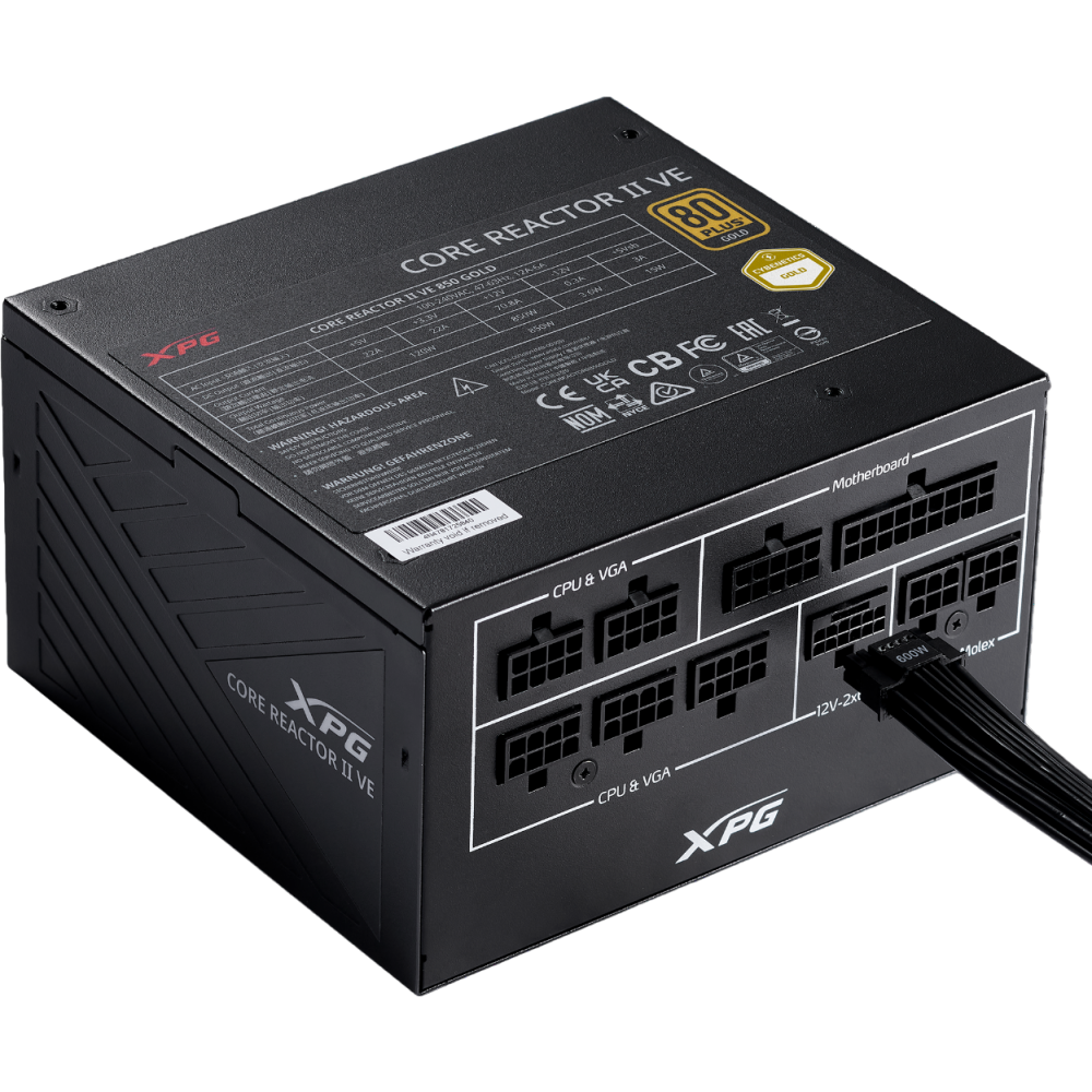 Netzteil 750W ADATA XPG CORE REACTOR II VE - COREREACTORIIVE750G-BKCEU - Foto 2